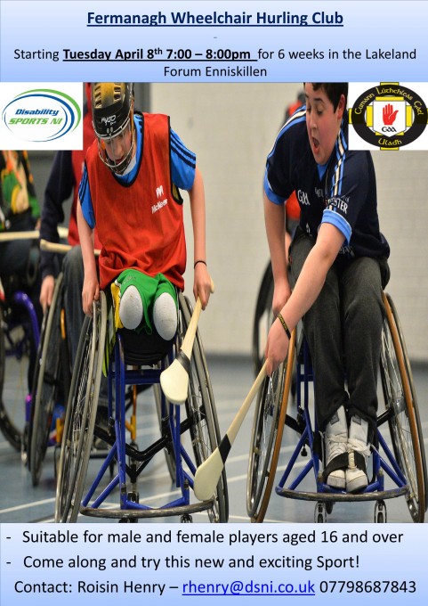 Fermanagh Wheelchair Hurling Poster