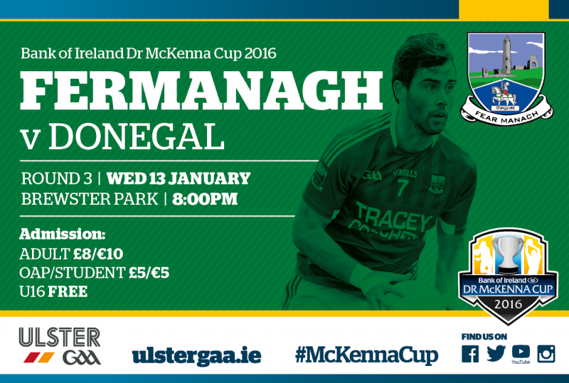 Dr McKenna Cup 2016 Round 3 - Fermanagh GAA