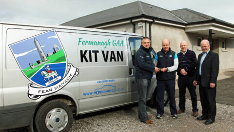 Monaghan Bros hand over keys of the New Kit Van