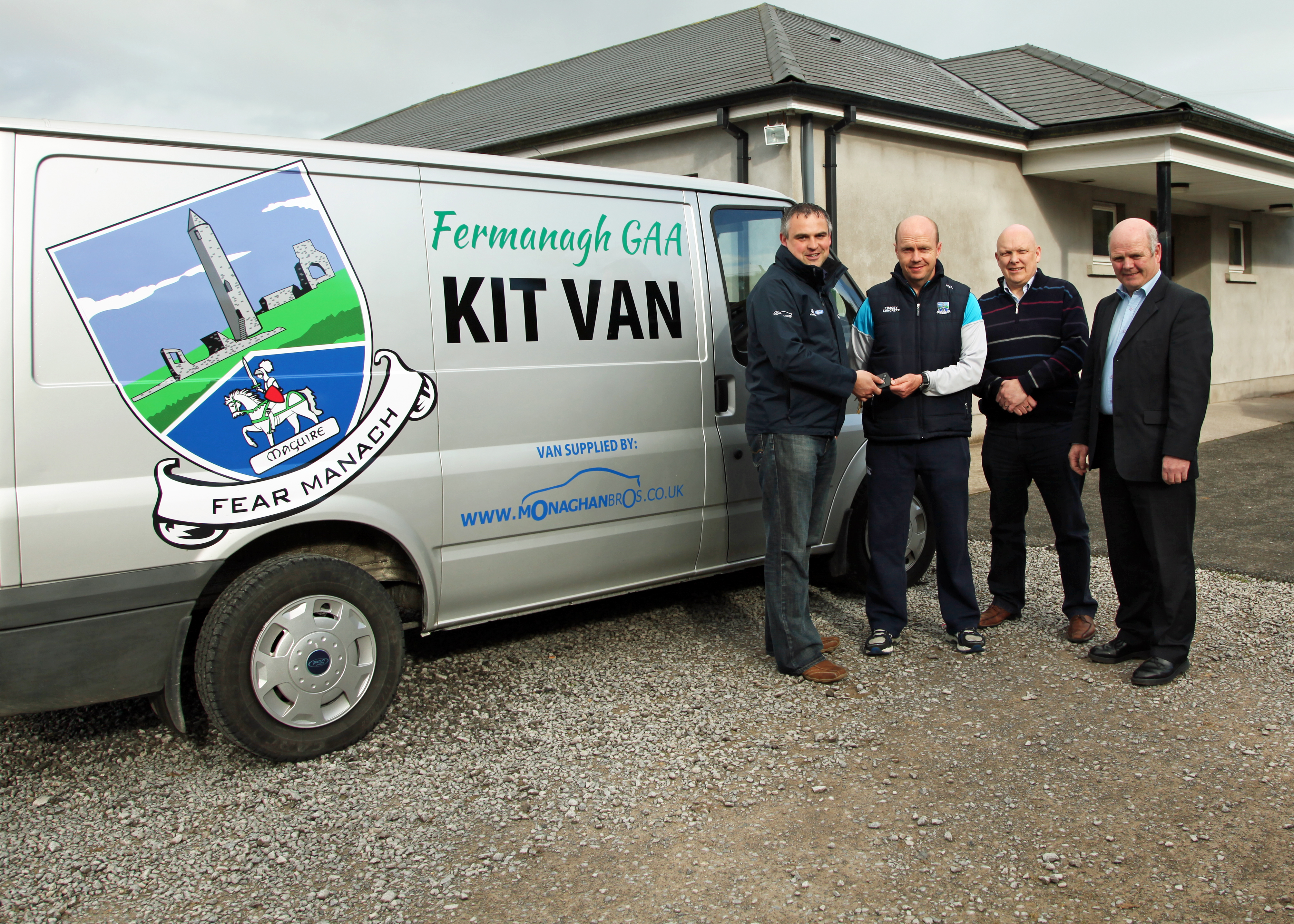 Monaghan Bros hand over keys of the New Kit Van