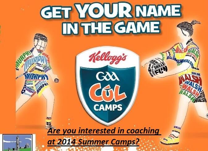 Fermanagh Kellogg’s 2014 Cúl Camp Coaching Application