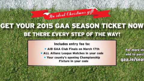 2015 GAA Season Ticket