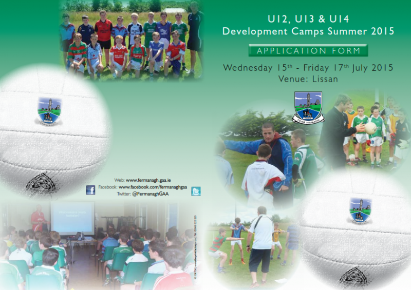 Fermanagh GAA U12, U13 & U14 Summer Camps sign up now!!!