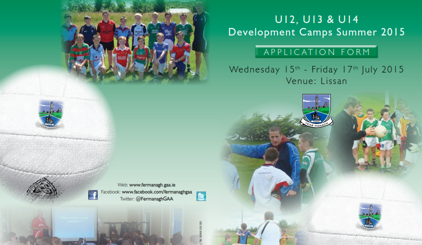 Fermanagh GAA U12, U13 & U14 Summer Camps sign up now!!!