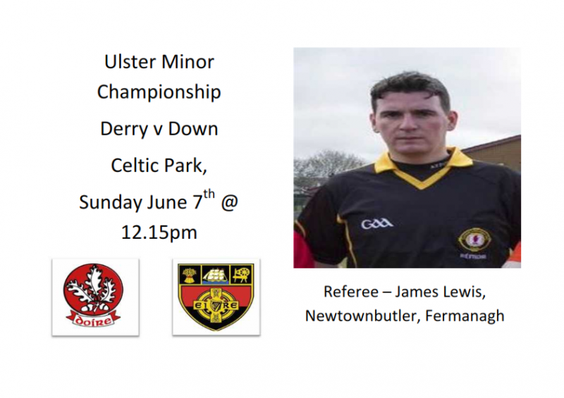 Good luck to referee James Lewis on Sunday