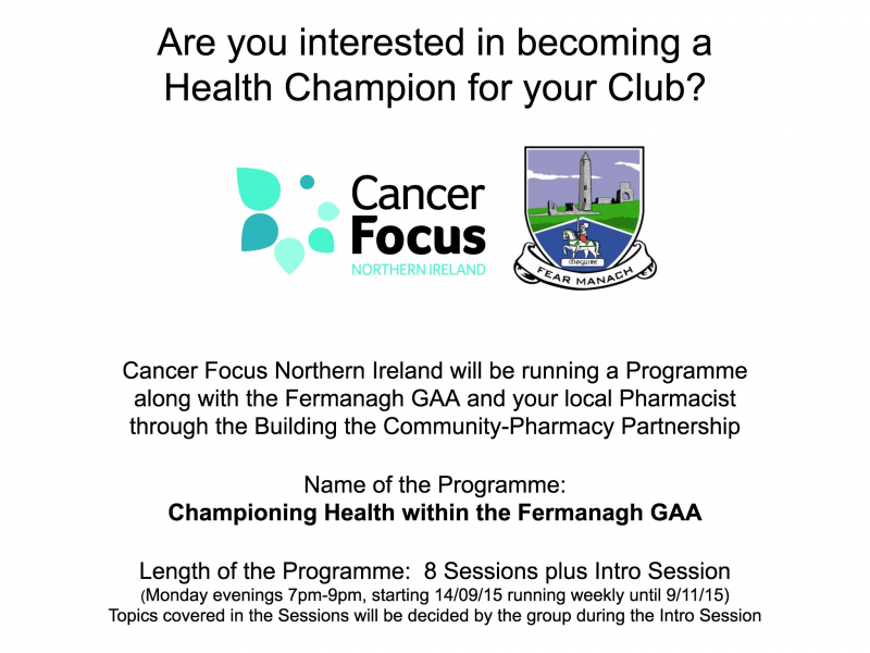 Health Awareness evening coming up –