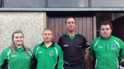 Officials for U16 B Final yesterday