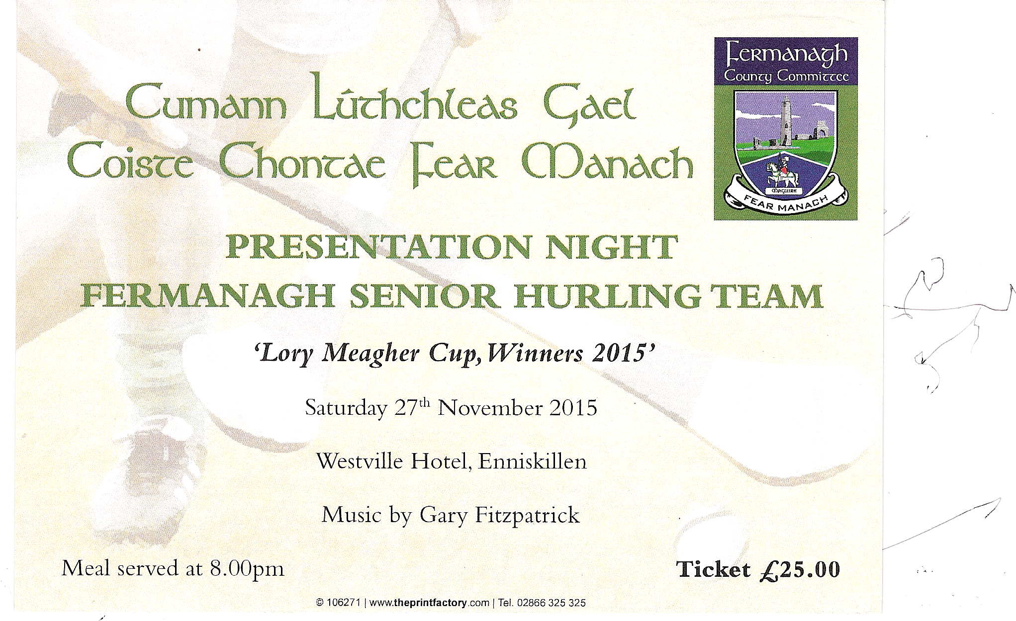 Presentation night for the Fermanagh hurlers