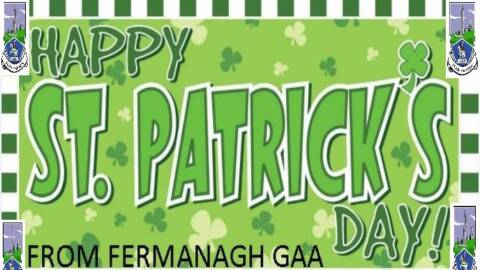 Happy St Patricks Day to all Fermanagh supporters across the Globe