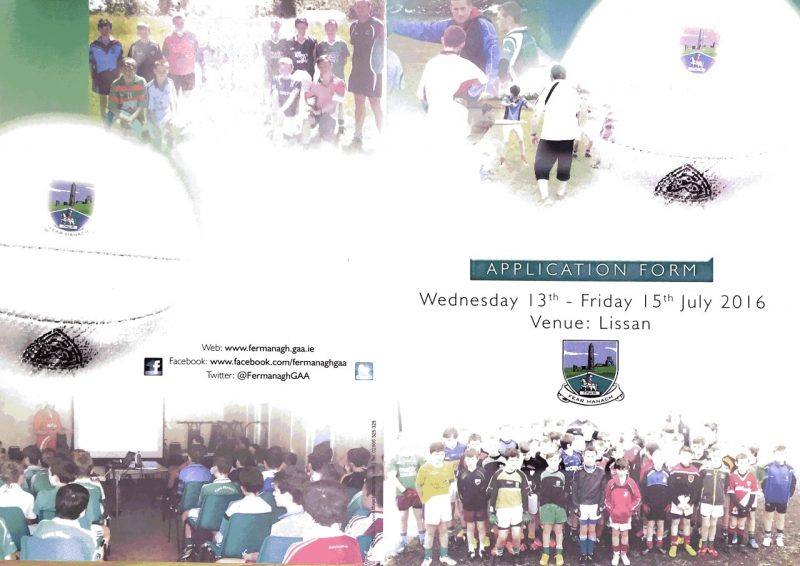 2016 Fermanagh Development Camp