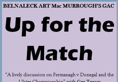 Belnaleck are hosting ‘Up for the Match’