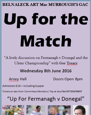 Belnaleck are hosting ‘Up for the Match’