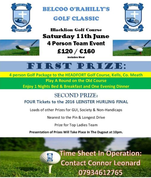 Belcoo GAA – Golf Classic