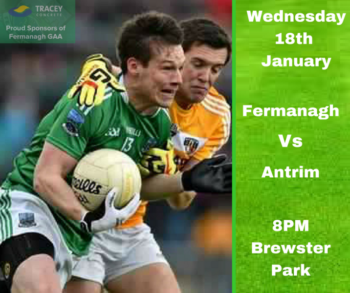 MCKENNA CUP – Fermanagh v Antrim PREVIEW