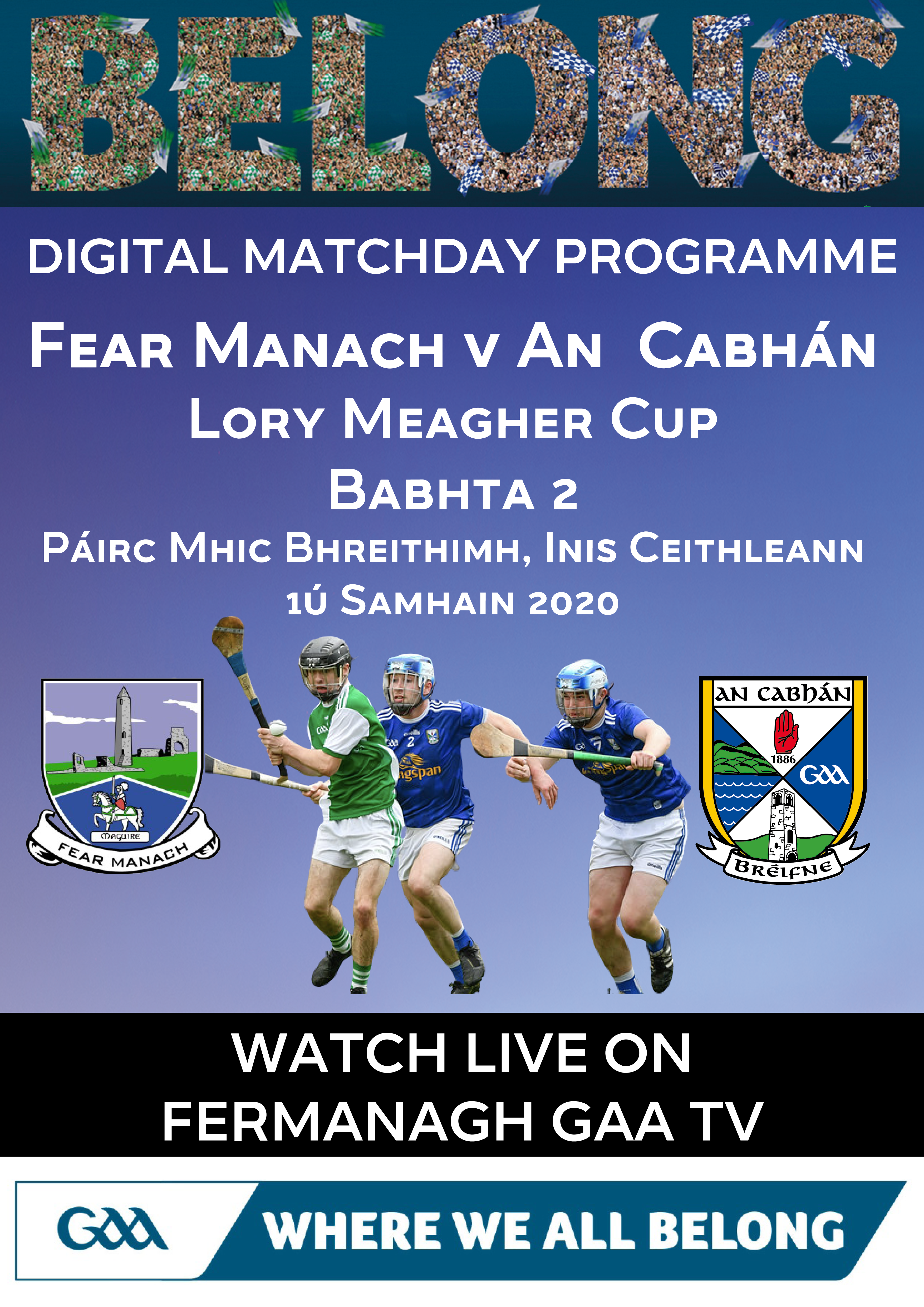 Lory Meagher Cup Round 2 Programme