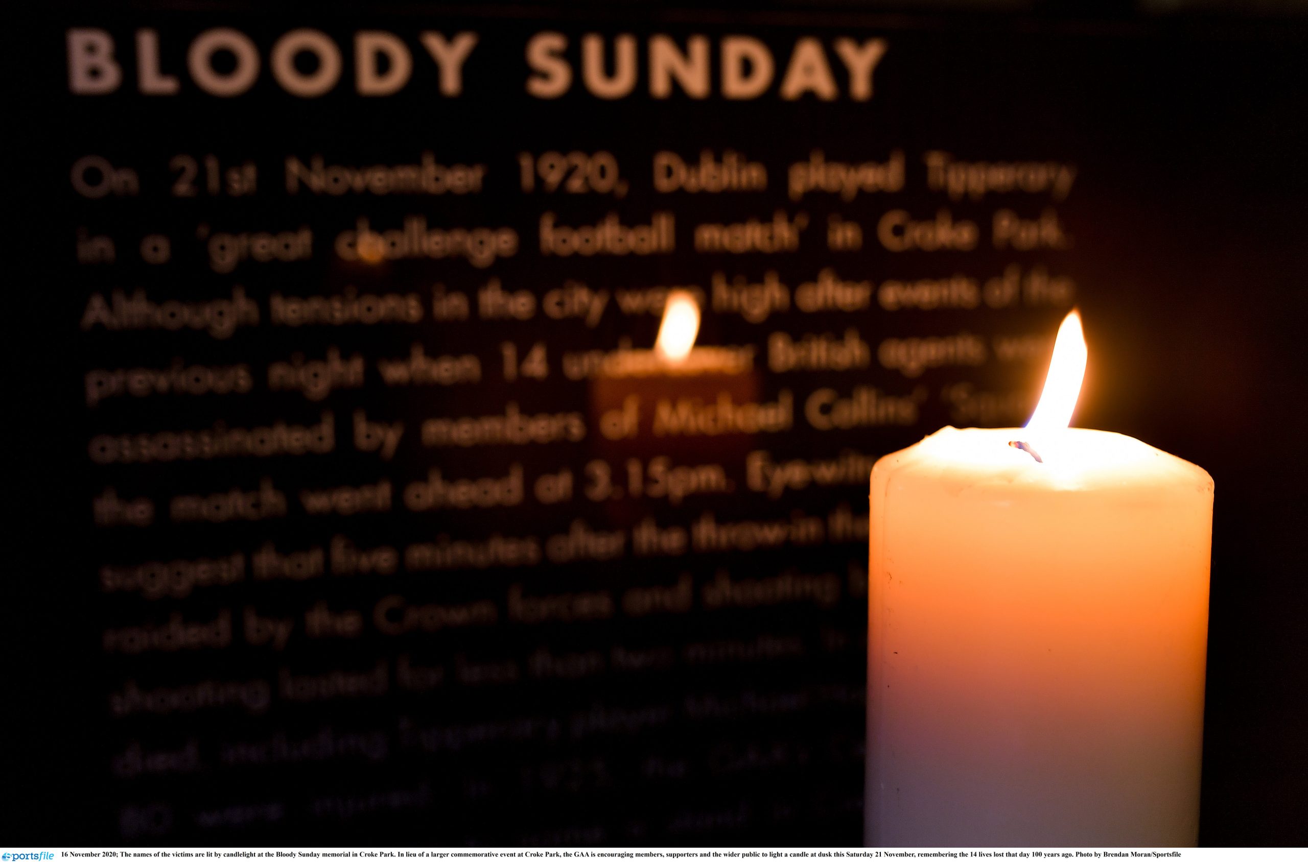 B100dy Sunday – A Candle at Dusk and other commemorative events