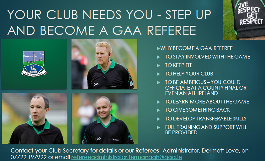 Become a GAA Referee