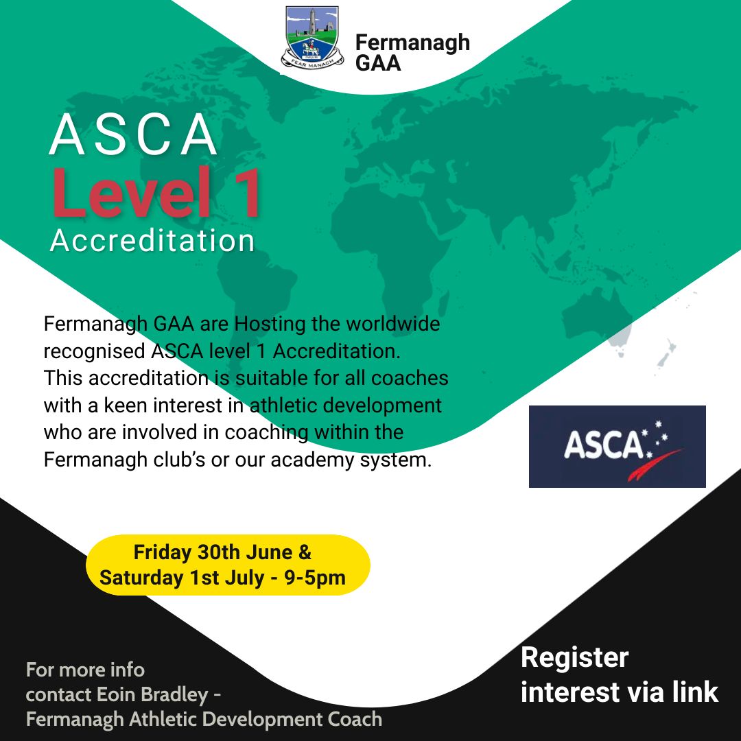 Fermanagh GAA ASCA level 1 Eol