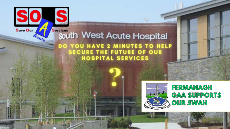 Please Give up Two Minutes to Help Save Our Acute Services