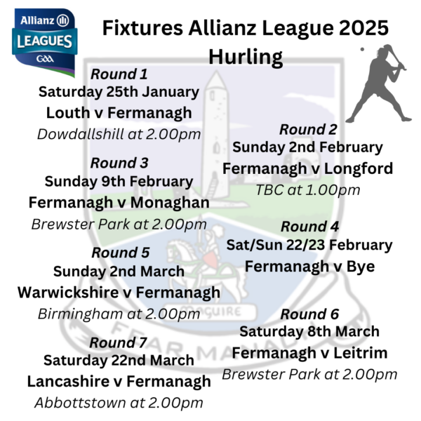 Allianz League Fixtures 2025