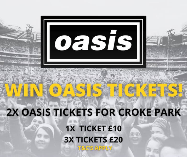 Win tickets to Oasis in Croke Park